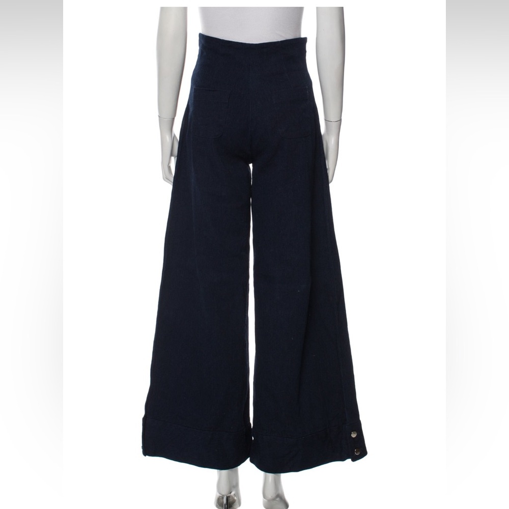 Motif Official High Waisted Dark Wash Wide Leg Jeans, Medium - Picture 3 of 7